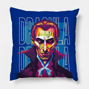 dracula vampire wpap Pillow