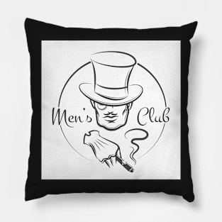 Mens Club Logo Pillow