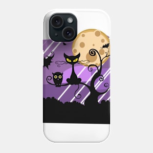 Purple Halloween design Phone Case