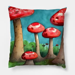 Toadstools Pillow