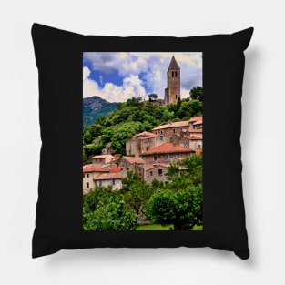 Olargues in the Haute-Languedoc, France Pillow