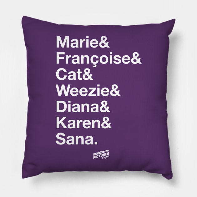 Women Make Your Faves Happen Pillow by bwp_eug