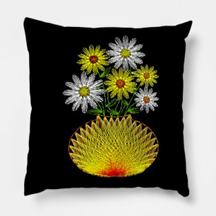 String Art Flowers Pillow