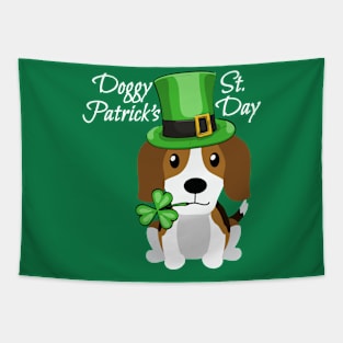 Doggy St. Patrick's Day Cute Beagle Dog Lovers Gift Tapestry