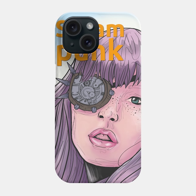 Mechanical fantasy, alternate history. Phone Case by andres uran