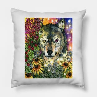 Beauty in the Beast (Wolf) Pillow