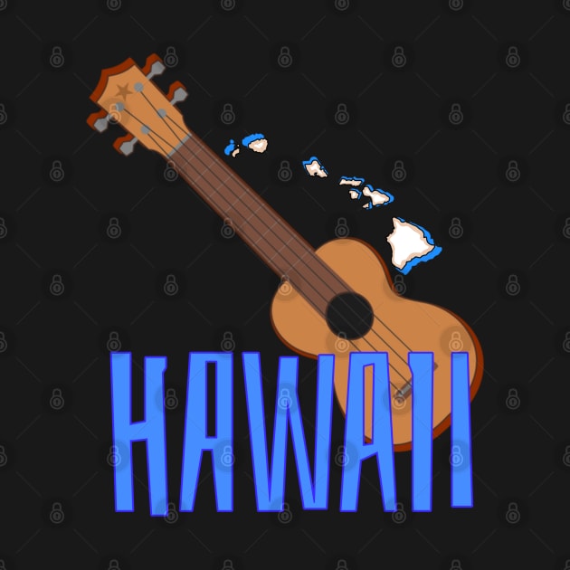 Ukulele Hawaiian by Coreoceanart