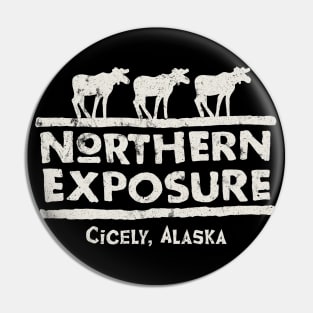 Northern Exposure Logo Worn out Pin