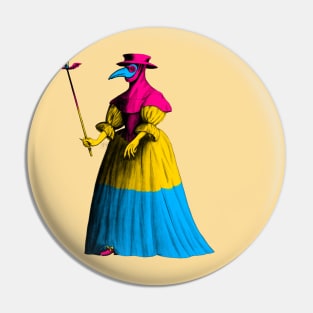 Pan lady Plague Doctor Pin