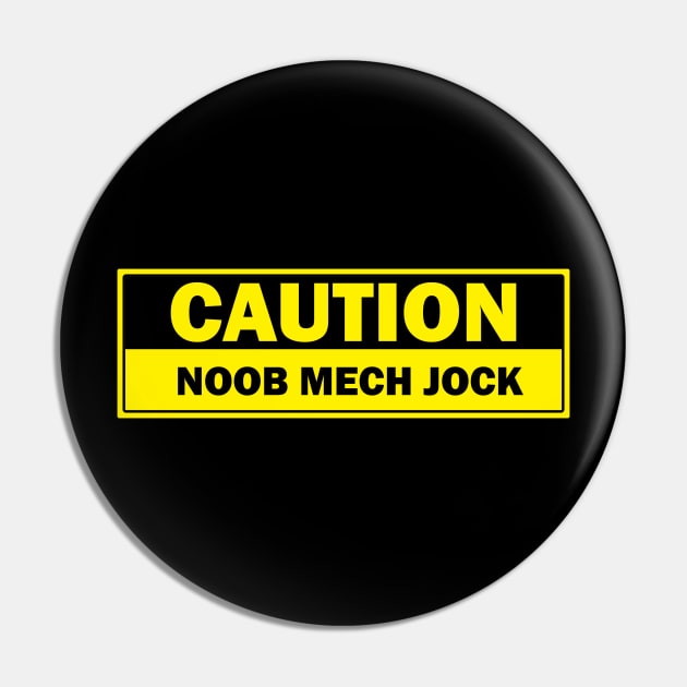 Noob Mech Jock Pin by Aillen Artworks