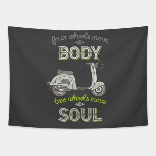 Body & Soul Scooter Tapestry