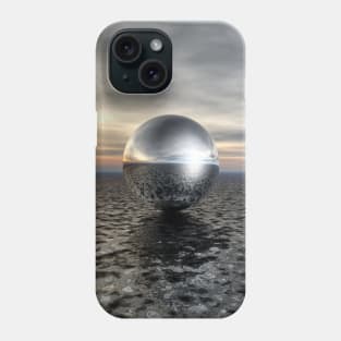 Silver Sphere Phone Case