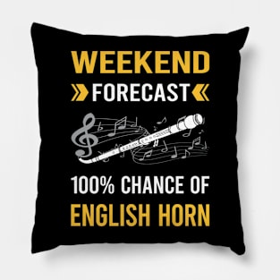 Weekend Forecast English Horn Cor Anglais Pillow