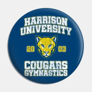 Harrison University Cougars Gymnastics (Variant) - Old School Pin