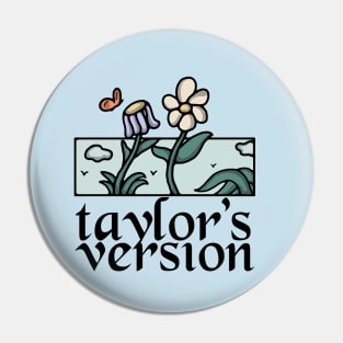 Taylor's version flower Pin