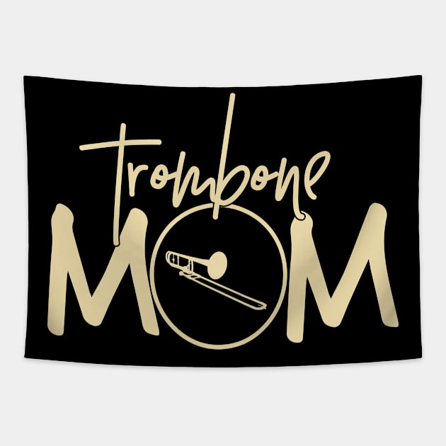 Marching Band - Funny Trombone Mom Gift Tapestry by DnB