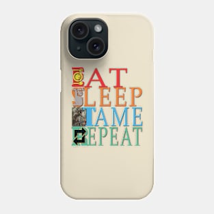 Eat Sleep Tame Repeat Phone Case