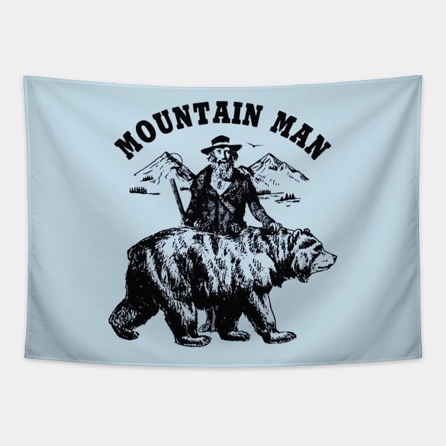 Mountain Man Tapestry by paintkiller617