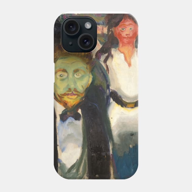 Jealousy by Edvard Munch Phone Case by Classic Art Stall