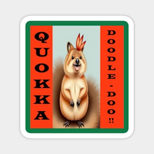 Quokka-Doodle-Do! Magnet