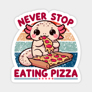 axolotl pizza Magnet