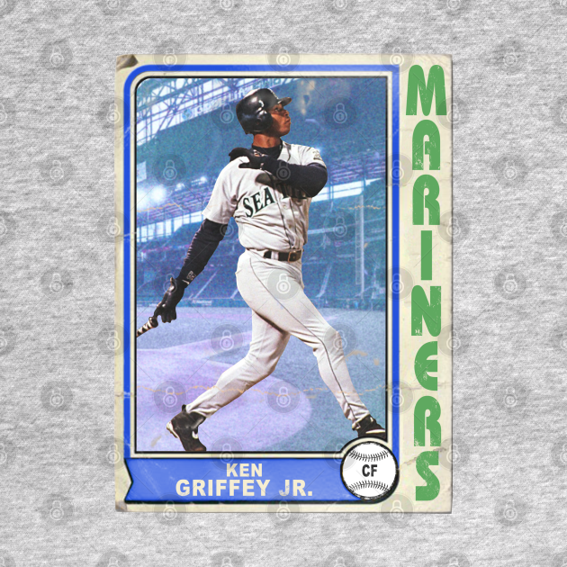 Discover Retro Style Griffey Trading Card -  Baseball T-Shirt