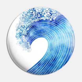 Blue Swell Pin