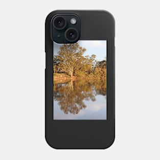 River Murray Reflections Late Afternoon Phone Case