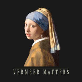 The Girl With A Pearl Earring Jan Vermeer Dutch Painter T-Shirt