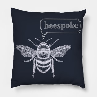 Bee Spoke Design Pillow