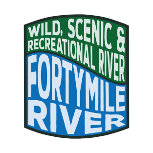 Fortymile River Wild, Scenic and Recreational River Wave T-Shirt