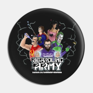 Beardling Army Pin