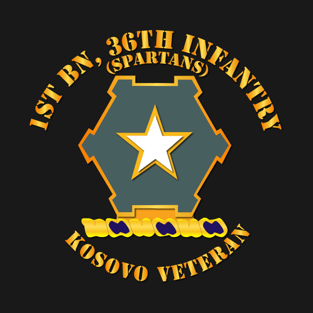 1st Bn 36th Infantry DUI - Spartans - Kosovo Vet by twix123844