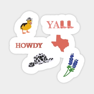 Texas starter pack Magnet