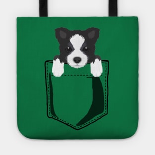 Pocket Border Collie Tote