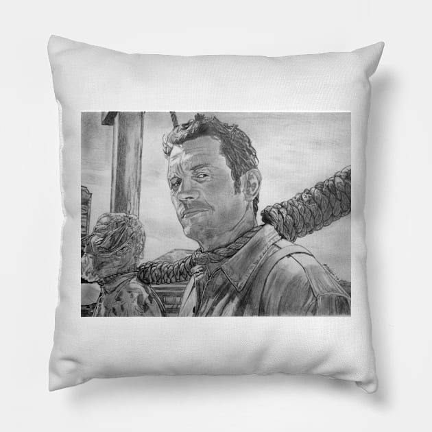 First time? Pillow by BryanWhipple