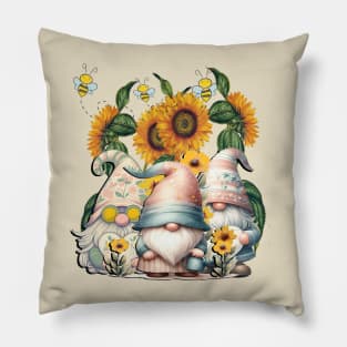 Cute Spring & Summer Gnomes Pillow