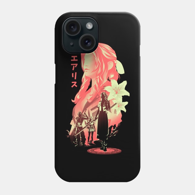 The Flower Girl Aerith Phone Case by HyperTwenty