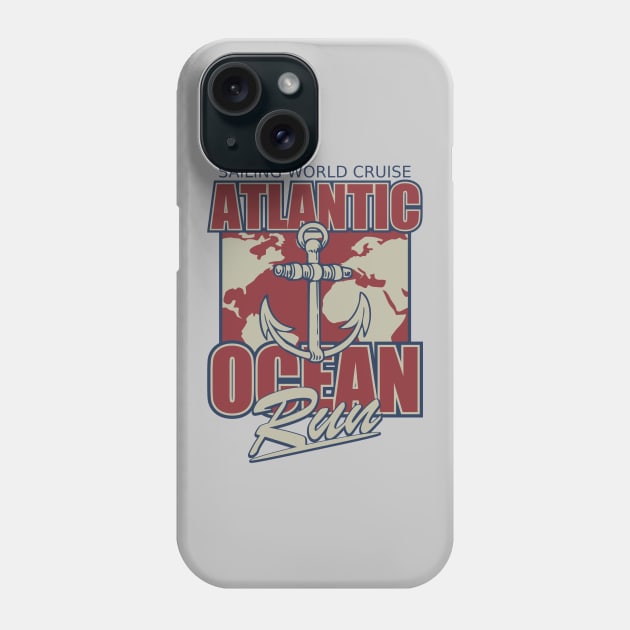 Atlantic Ocean Run Phone Case by TCP