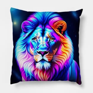 Colorful lion Pillow