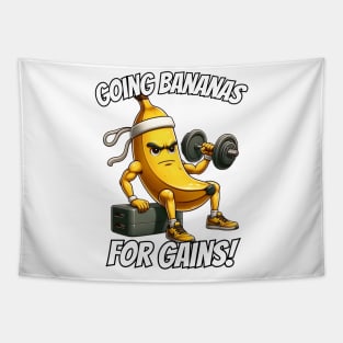 banana working out Tapestry