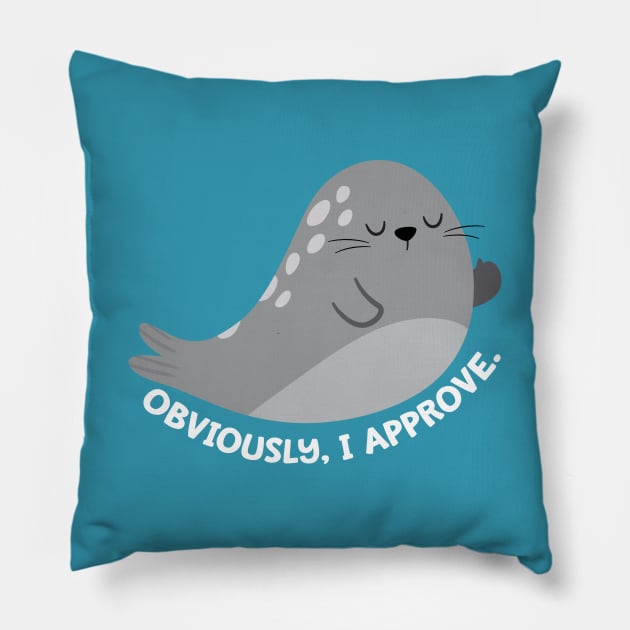 Seal of Approval, Obviously Pillow by FunUsualSuspects