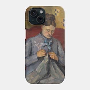 Portrait of the Artist's Wife by Paul Cezanne Phone Case