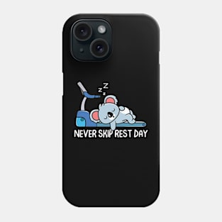 Koala Bear - Never Skip Rest Day Phone Case