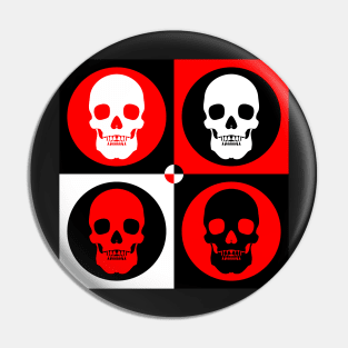 Skull Pattern | Pop Art Pin