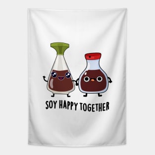 Soy Happy Together Soy Sauce Pun Tapestry