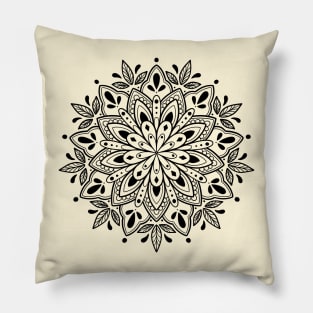 Geometric Mandala Pattern Design by Lorna Laine Pillow