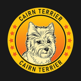 Cairn Terrier Dog Portrait T-Shirt