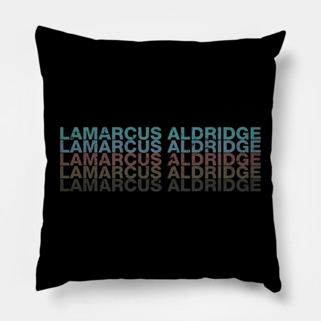 Vintage Proud Name LaMarcus Sports Birthday Retro Pillow by Cierra Bauch