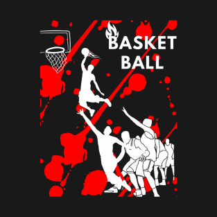 basketball with a beautiful style,amazing design so beautiful what are you waiting for its yours be cool T-Shirt